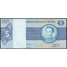 Бразилия 5 крузейро 1979 год , UNC