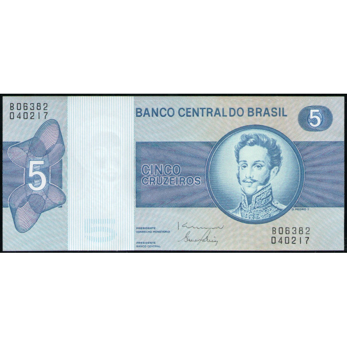 Бразилия 5 крузейро 1979 год , UNC Бразилия 5 крузейро 1979 год , UNC