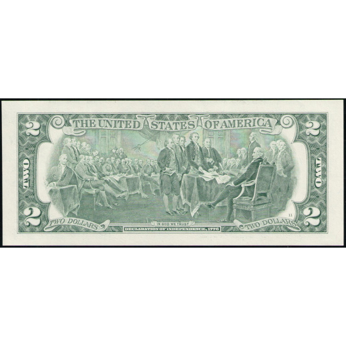 США 2 Доллара 2009 год , UNC , Сан-Франциско