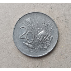 ЮАР 20 Центов 1966 год , Протея