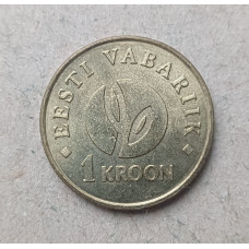 Эстония 1 Крона 2008 год