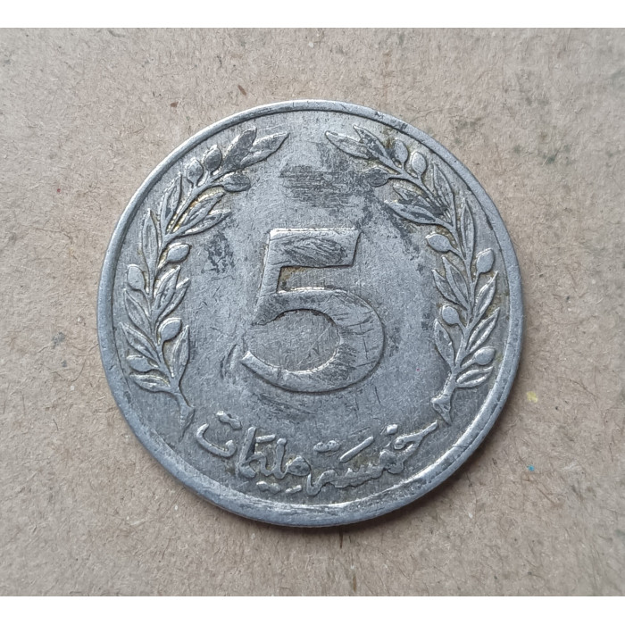 Тунис 5 Миллим 1997 год , Пробковый дуб