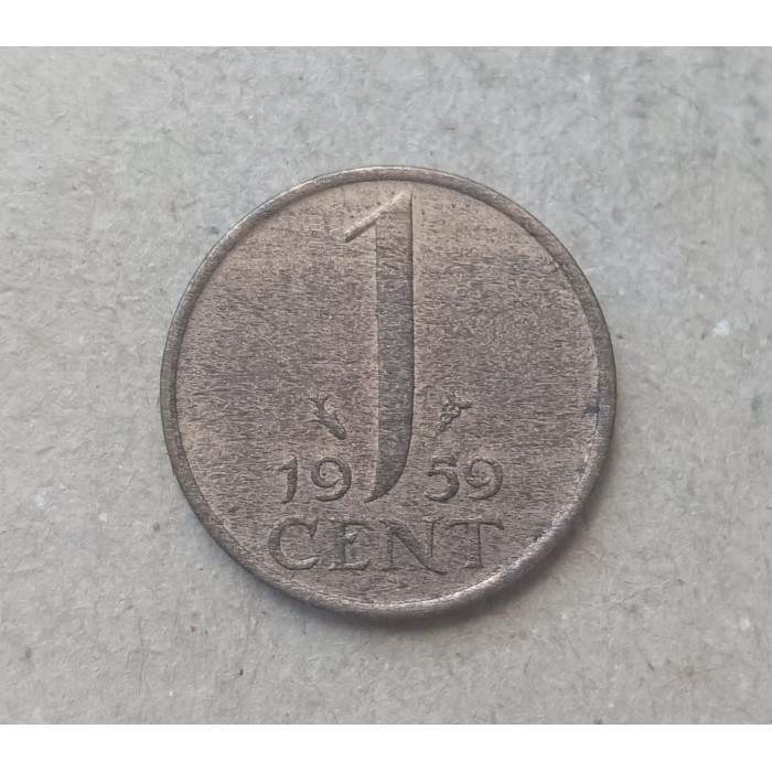 Нидерланды 1 Цент 1959 год