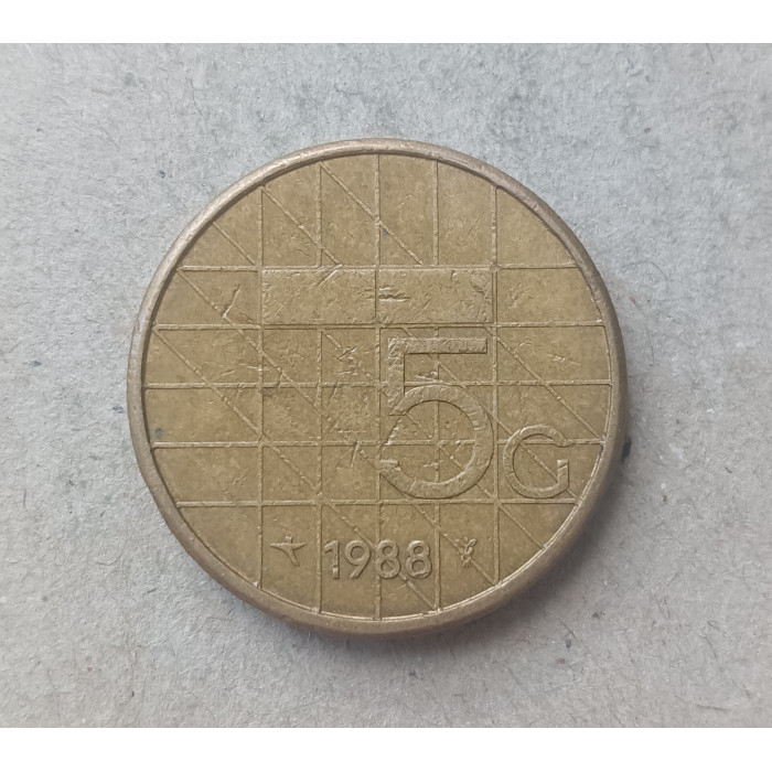 Нидерланды 5 Центов 1988 год