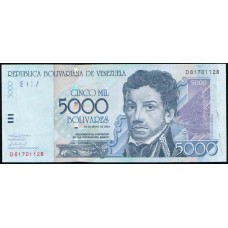 Венесуэла 5000 Боливаров 2004 год , UNC