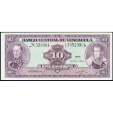 Венесуэла 10 боливаров 1992 год , UNC