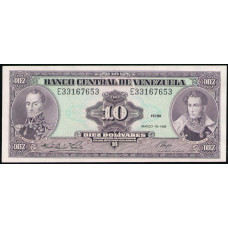 Венесуэла 10 боливаров 1986 год , UNC
