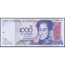 Венесуэла 1000 боливаров 1998 год , АUNC