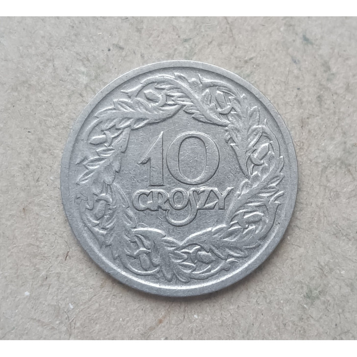 Польша 10 Грошей 1923 год