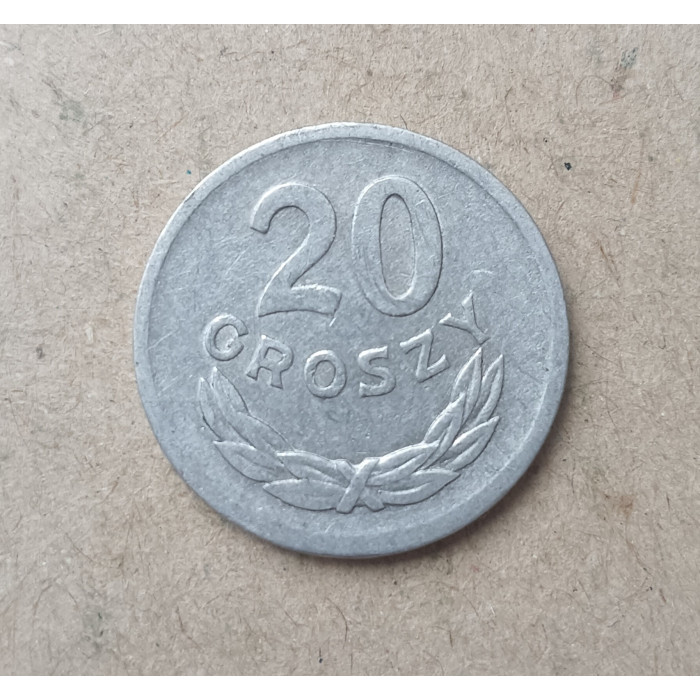 Польша 20 Грошей 1968 год
