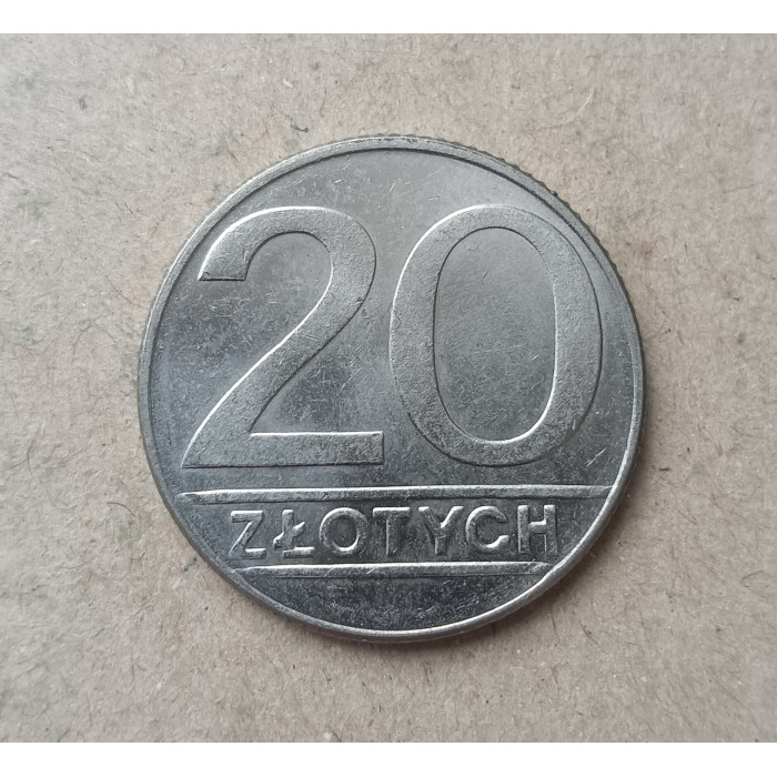 Польша 20 Злотых 1989 год