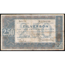 Нидерланды 2,5 гульдена 1938 год 