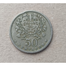 Португалия 50 Сентаво 1944 год