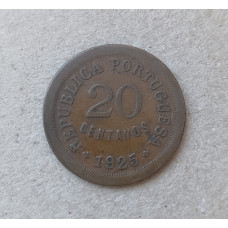 Португалия 20 Сентаво 1925 год