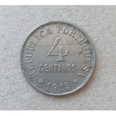 Португалия 4 Сентаво 1919 год