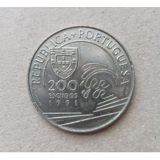 Португалия 200 Эскудо 1991 год , Колумб