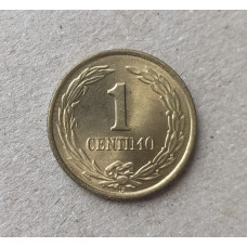 Парагвай 1 сентимо 1950 год