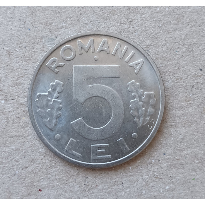 Румыния 5 Леев 1992 год