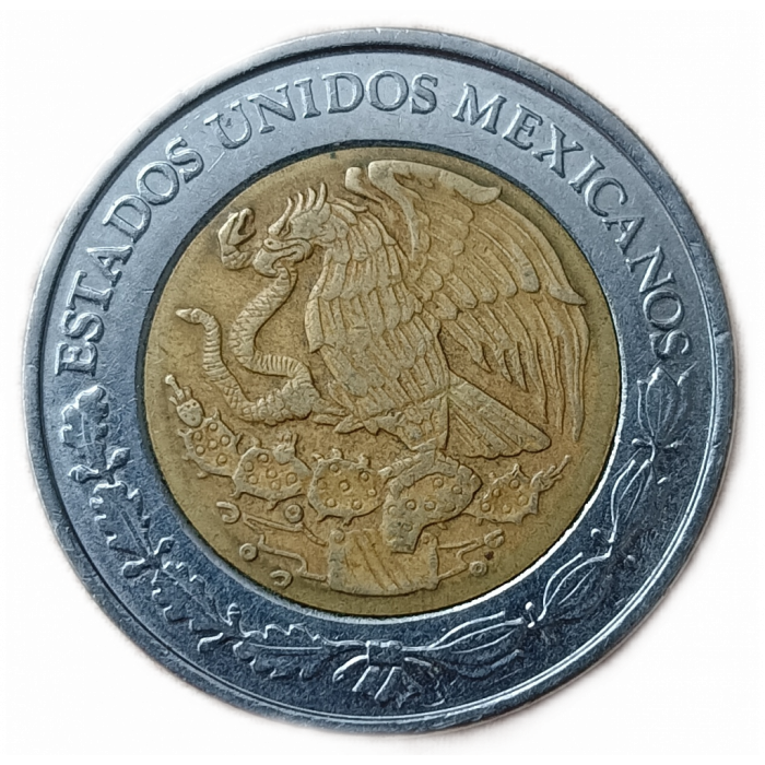 Мексика 1 Песо 2000 год , Биметалл