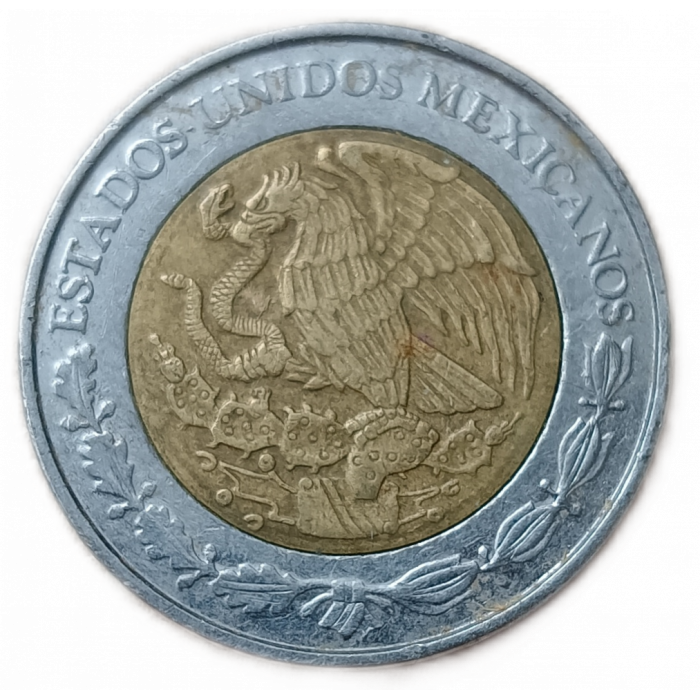 Мексика 1 Песо 2007 год , Биметалл