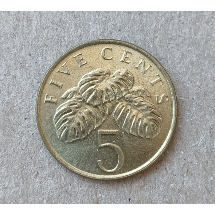 Сингапур 5 центов 1995 год