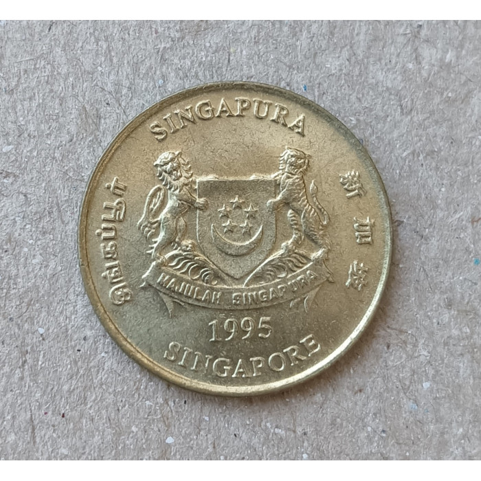 Сингапур 5 центов 1995 год