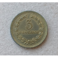 Сальвадор 3 сентаво 1974 год