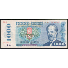Чехословакия 1000 Крон 1985 год