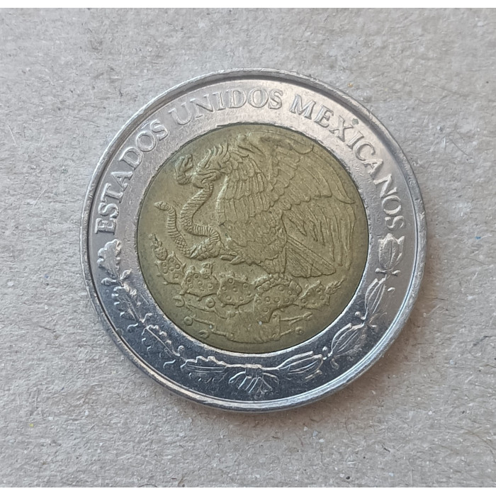 Мексика 1 Песо 2007 год , Биметалл