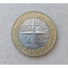 Сан-Марино 1000 лир 1999 год , Исследование , Биметалл