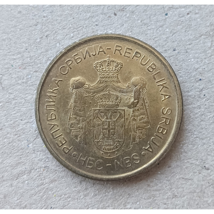 Сербия 1 Динар 2019 год