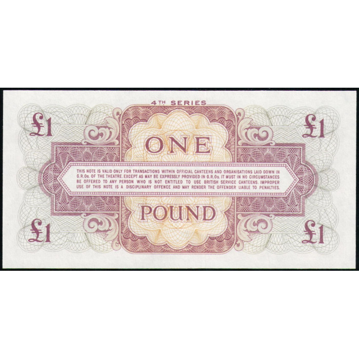Великобритания 1 Фунт 1962 год , UNC , Британские Вооруженные Силы
