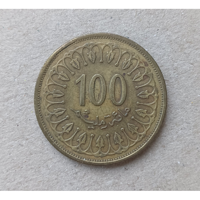 Тунис 100 Миллим 2005 год