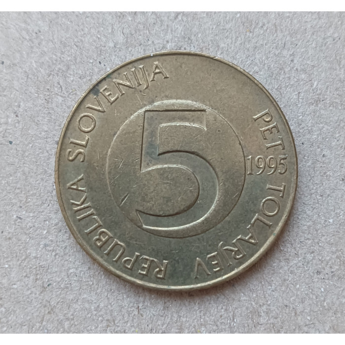 Словения 5 Толаров 1995 год , Ибекс , Альпийский козел