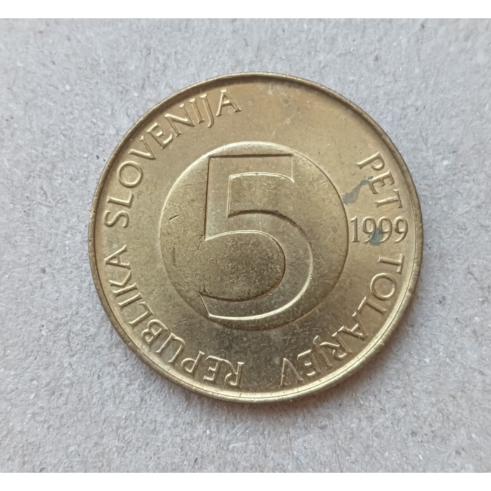 Словения 5 Толаров 1999 год , Ибекс , Альпийский козел