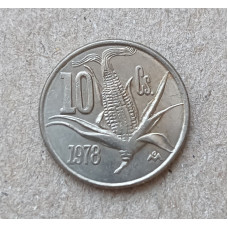 Мексика 10 Сентаво 1978 год , Кукуруза