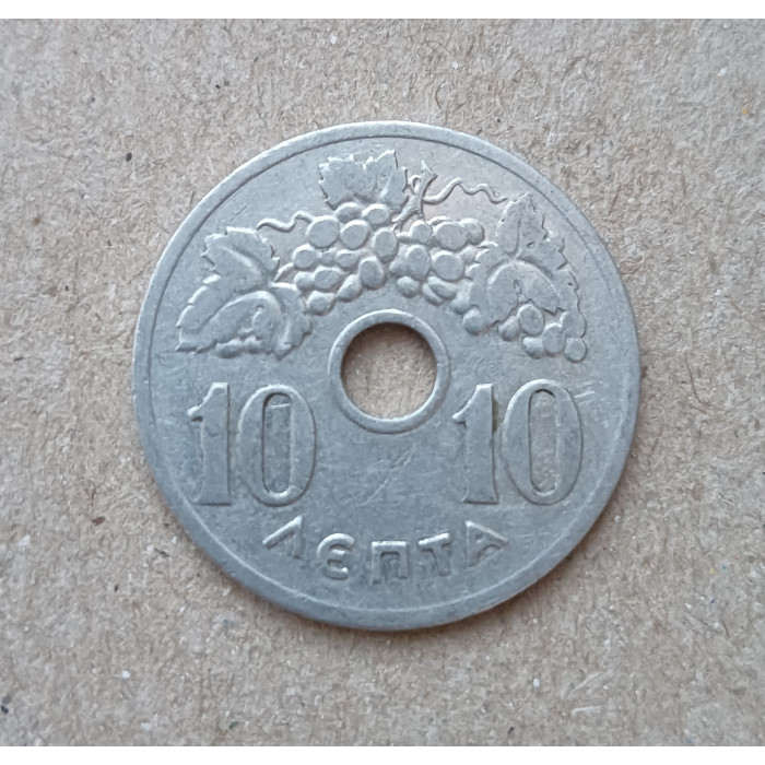 Греция 10 лепт 1959 год