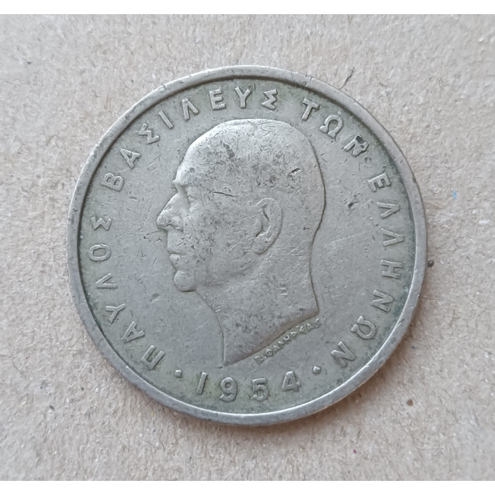 Греция 5 Драхм 1954 год