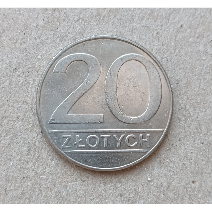 Польша 20 Злотых 1990 год
