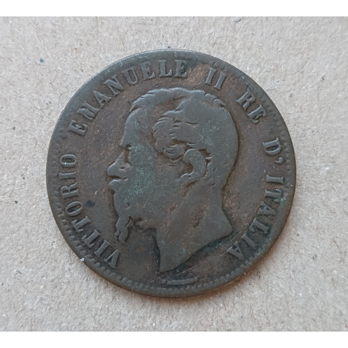 Италия 10 Чентезимо 1867 год 