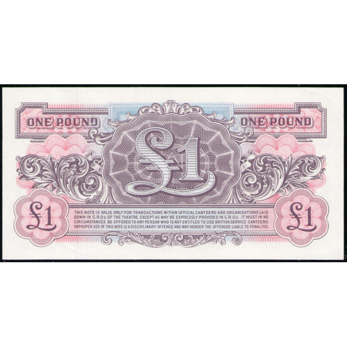 Великобритания 1 Фунт 1948 год , UNC , Британские Вооруженные Силы