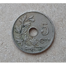 Бельгия 5 Сентим 1906 год