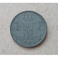Бельгия 1 Франк 1943 год