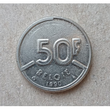 Бельгия 50 Франков 1990 год