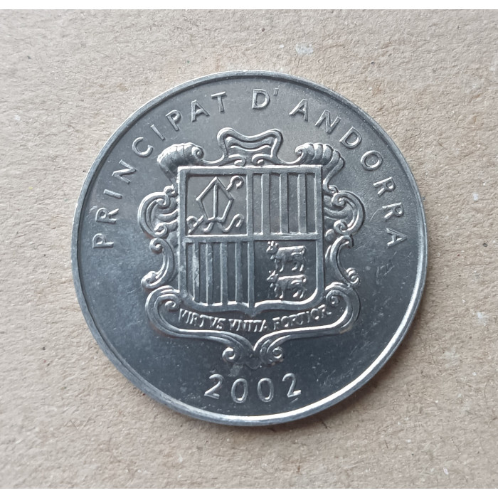 Андорра 1 сентим 2002 год , Пиренейская серна