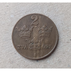 Швеция 2 Эре 1941 год 