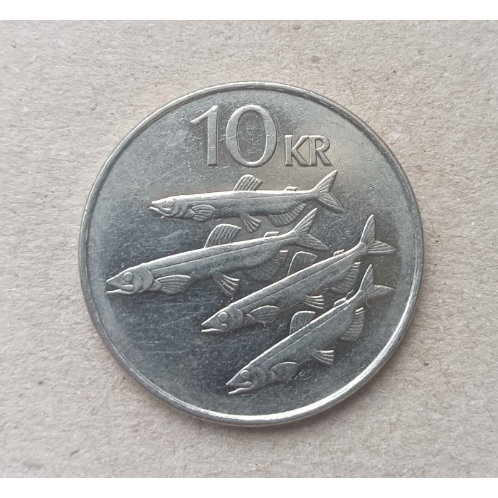 Исландия 10 Крон 1996 год , Мойва