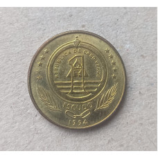 Кабо-Верде 1 Эскудо 1994 год , Морская черепаха