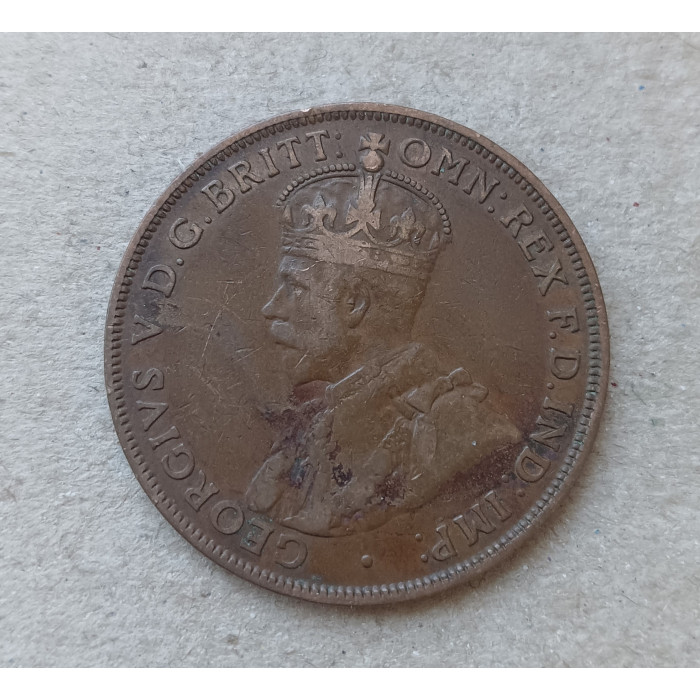 Австралия 1 пенни 1916 год , Георг 5 Австралия 1 пенни 1916 год , Георг 5