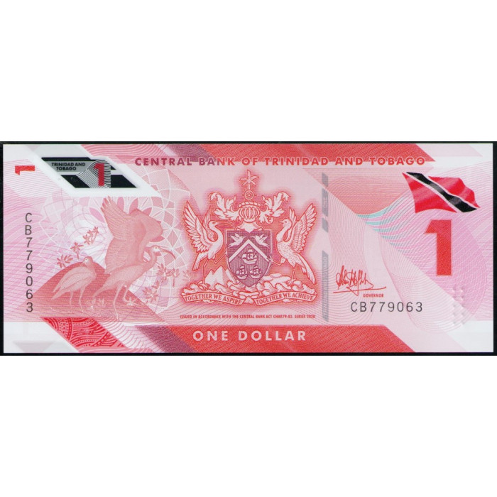 Тринидад и Тобаго 1 Доллар 2020 год , UNC, Алый ибис